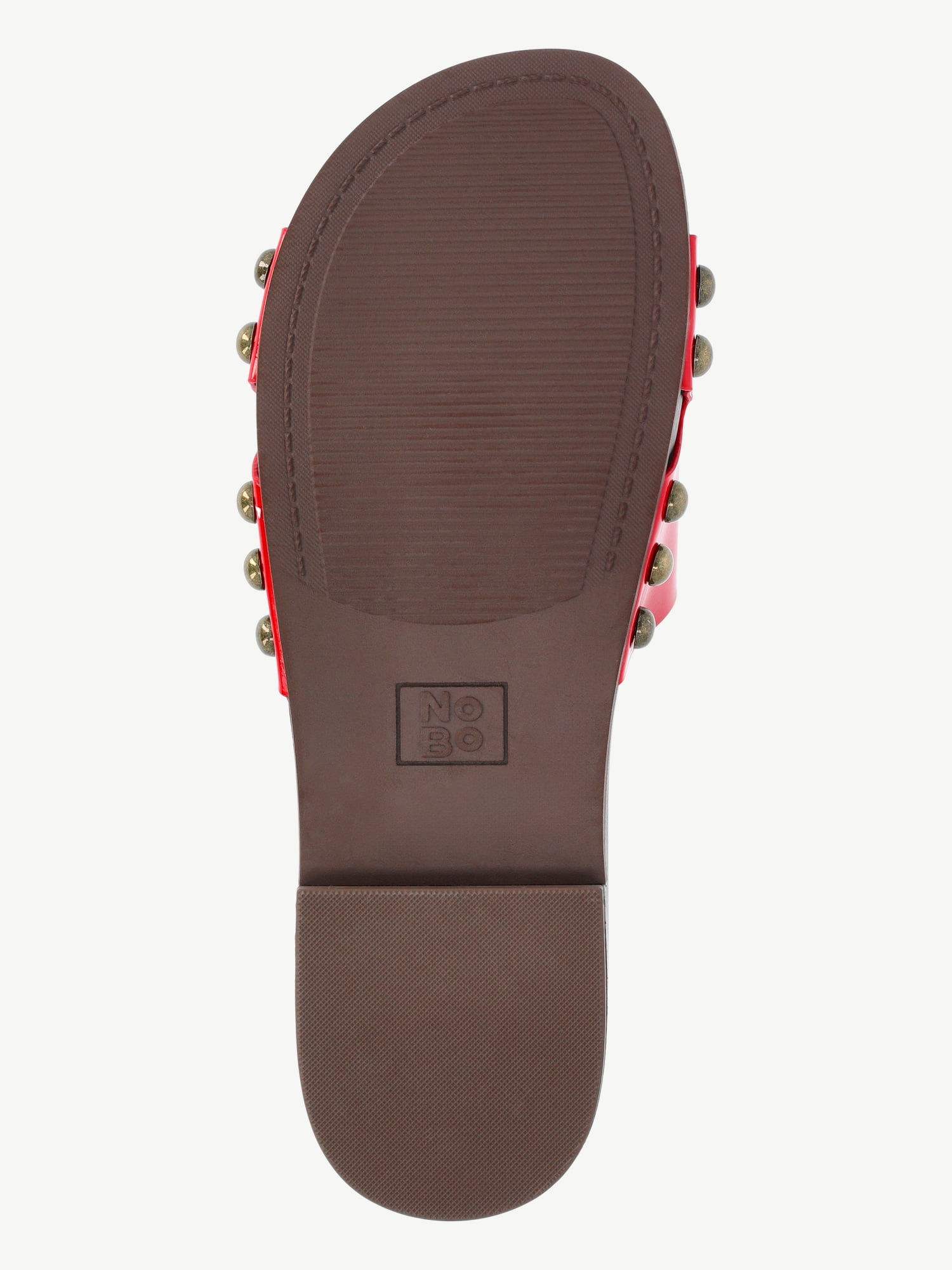 No Boundaries Women's Studded Wooden Clog Sandals