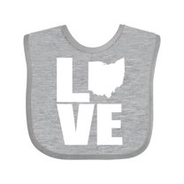 Inktastic Ohio Love Boys or Girls Baby Bib