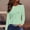 Green, variant on Snorda Long Sleeve Shirts for Women Crew Neck Polka Dot Shirts for Women Casual Printed Pullover Soft Basi Vintage Shirt for Fall Outdoors Looks