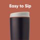 thumbnail image 4 of Owala SmoothSip Insulated Stainless Steel Coffee Tumbler, Reusable Iced Coffee Cup, Hot Coffee Travel Mug, BPA Free, 20 oz, Navy (Telescope Tales), 4 of 6