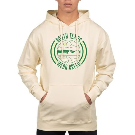 Men s Uscape Apparel Cream North Texas Mean Green Standard Pullover Hoodie Men s Uscape Apparel Cream North Texas Mean Green Standard Pullover Hoodie