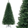 thumbnail image 5 of Costway Árbol de Navidad de 240 cm con 1182 puntas de ramas de PVC 400 luces LED de color blanco cálido Guantes, 5 of 5
