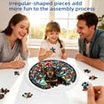 thumbnail image 2 of 7.4in 83pc Acrylic Jigsaw Puzzle Suncatcher – Sun Catcher Puzzle for Windows Hanging, Home & Garden Gift #004, 2 of 7