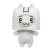 Luminous Cartoon Plush Doll with Removable Headgear Flurry Doll Toy Glow in The Night Christmas Gift Plush Toy, Boxy Foxy Plush Anime Lanky Toys Rocky Box Soft Stuffed PlushiesFoxy)