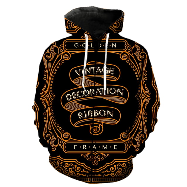 Sudadera con capucha y cremallera de estilo europeo y americano para hombre, de manga larga, con estampado 3D, divertida sudadera Harajuku para adolescentes, unisex, de primavera