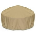 thumbnail image 1 of Two Dogs Designs 2D-FP48005 Fire Pit Cover with UV Protection, 48 Inch, Khaki, 1 of 1