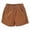 Brown, variant on Busydd Girls Shorts 18 Months-6 Years Fashion Unisex Solid Color Boys Shorts Casual Summer Baby Girl Clothes Toddler Cotton Shorts with Pockets