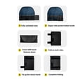 thumbnail image 3 of Sac de Selle de Vélo à Dégagement Rapide sous, Sac de Selle de Vélo de Route, Polyester à Compartiments Multiples avec Attache Tactile, Sac Arrière Compact pour Rangement d'Outils de Vélo pour Réparation et Entretien, 3 of 7