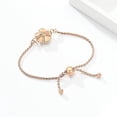 thumbnail image 6 of Rose Flower Urn Bracelet for Ashes Adjustable Cremation Jewelry for Human / Pet Memorial Keepsake Urn Bangle, 6 of 7