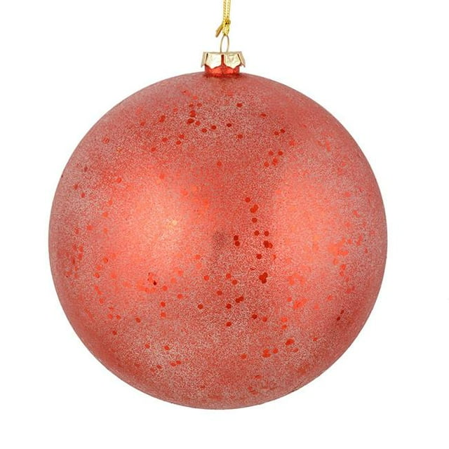 Vickerman N184003 Boule de Noël Rouge Pailletée Claire 3 Po. 12 par Sac