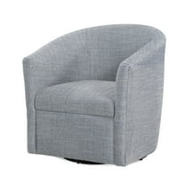 Newboti Furniture Lainey Indigo Swivel Barrel Chair 19163