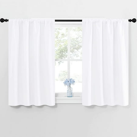 Kitchen Curtains For Small Windows Privacy Thermal Insulated Blackout Ds Boys Room Fresh Green 34 Wide By 54 Long 2 Pieces Canada Thermal Insulated Blackout Curtains, How Wide Should Curtains Be For 54 Inch Window