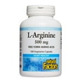 thumbnail image 4 of Natural Factors L-Arginine 500 mg, Supports a Healthy Cardiovascular System, Heart and Muscle Metabolism, 180 Vegetarian Capsules, 4 of 5