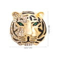 thumbnail image 2 of Tigre en forma de broche Rhinestone con incrustaciones con incrustaciones Brooch Moda de moda accesorio, 2 of 3