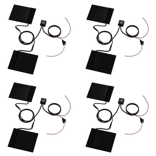Empuñaduras Manillar Calefactables Impermeables 3 Engranajes 12V Cubierta Empuñadura Eléctrica para Motocicleta