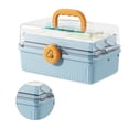 thumbnail image 4 of Large Capacity Medicine Storage Box, 3 Layers Shockproof Portable Waterproof Medicine Box for Home Outdoor Use, 4 of 7
