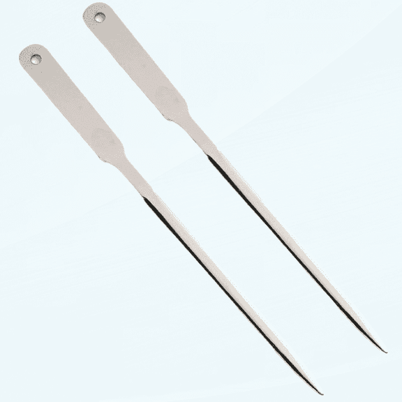 2 Pieces Stainless Steel Envelope Opener Letter Openers Lightweight Envelope Slitter Envelope Opening Slitter, Silver-Tone