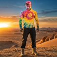 thumbnail image 3 of Men's Upf 50+ Hooded Shirts Long Sleeve Sun Protection Shirts Lightweight Outdoor Fishing Hoodies, 3 of 7