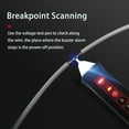 thumbnail image 5 of Voltage Tester, Non-Contact Voltage Detector, Electrical Tester, 3 Ranges AC 12V/48V/70V-1000V, Live/Null Wire Tester with Buzzer Alarm and Flashlight, Wire Breakpoint Finder - Orange, 5 of 6
