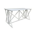 thumbnail image 4 of Contemporary Home Living Rectangular Flip Top Bar Table - 70.75" - White, 4 of 9