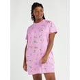 thumbnail image 5 of Joyspun Women's Short Sleeve Sleepshirt, Sizes S/M to 2X/3X, 5 of 7