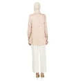 thumbnail image 5 of Jacquard Satin Tunic Beige, 5 of 5