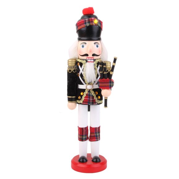 Adornos de Cascanueces de 11.8 Pulgadas, Estatuilla de de con Decoraciones de