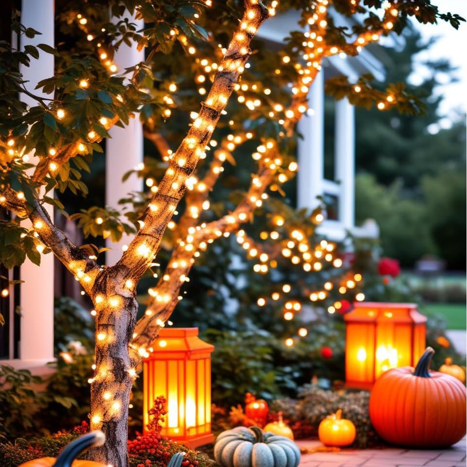 Smart Color Changing Christmas Lights, 66 FT 200 LED RGB String Lights with Remote App Control and Timer, Music Sync Multiple Modes Twinkle Mini Light Waterproof Indoor Outdoor