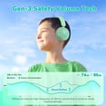 thumbnail image 2 of Auriculares Bluetooth iClever BTH22 para niños, 60 horas, aptos para jugar, 85 dBA, 2 of 6