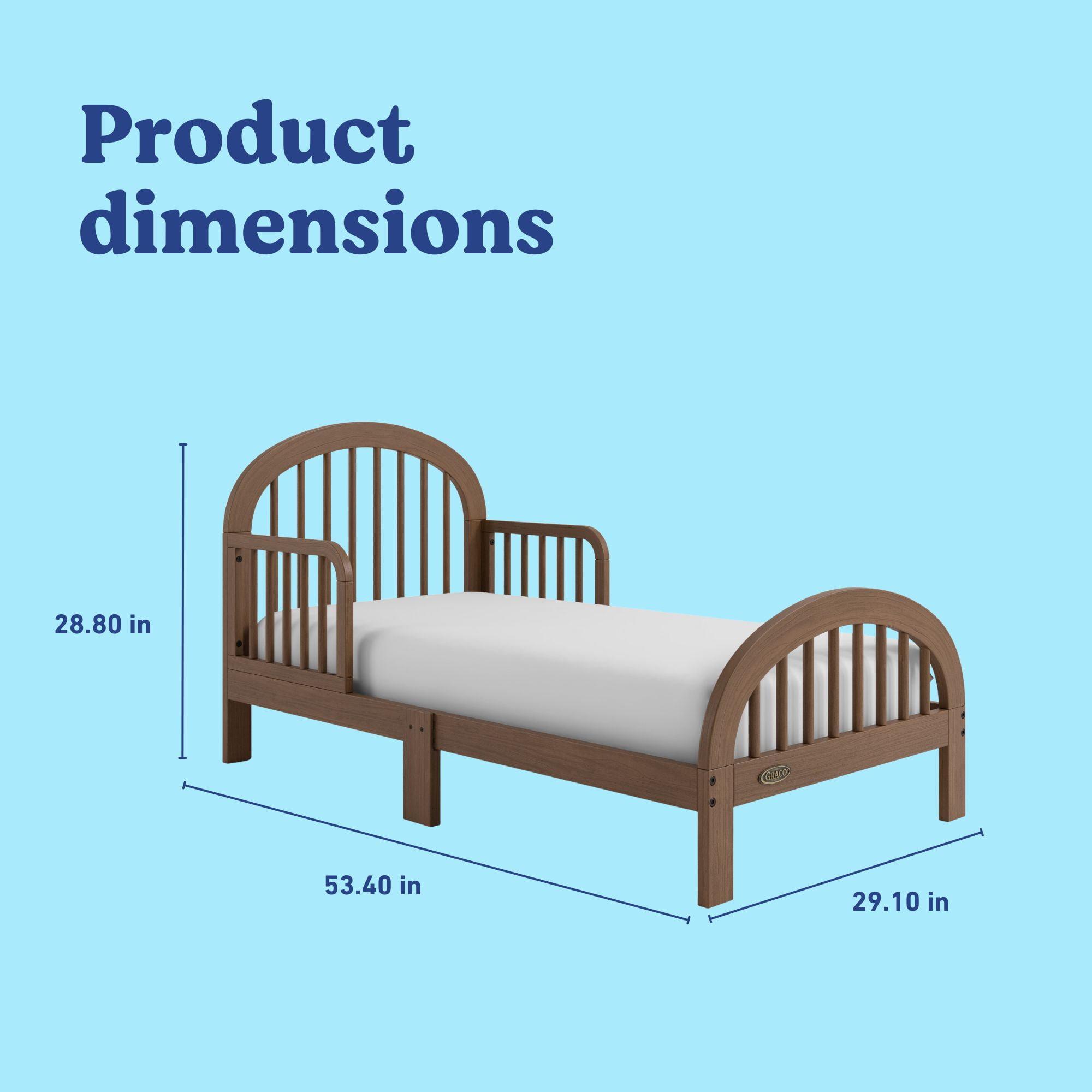 Graco Olivia Toddler Bed, Hazelnut