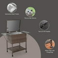 thumbnail image 5 of GIVIMO 108 Qt Outdoor Portable Rattan Cooler Cart Trolley, 5 of 10