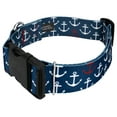 thumbnail image 3 of Country Brook Petz® HossFit Jr Wide Deluxe Dog Collar (Anchors Away, Medium), 3 of 5