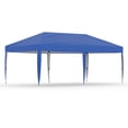 thumbnail image 1 of Garvee 10x20 ft Pop up Canopy  with Roller Bag,One Button Push Setup,Blue, 1 of 7