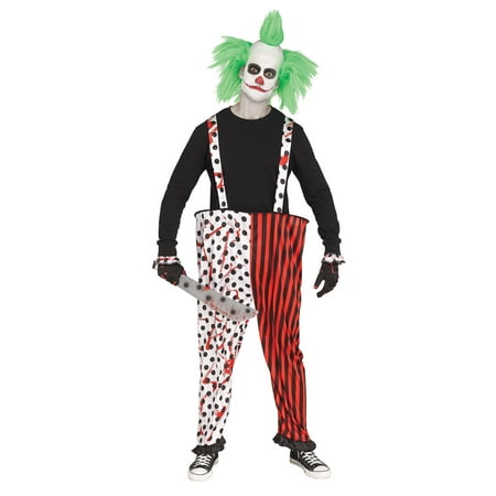 Adult Killer Clown Halloween Pants & Gloves