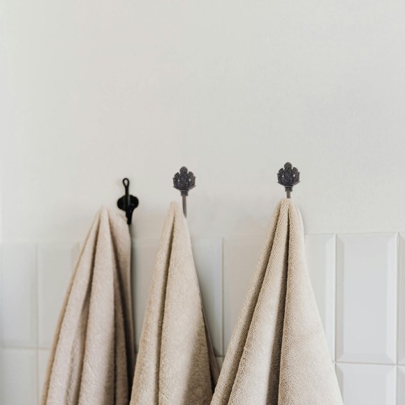 ADDHAT 4Ud Decorativos Metálicos En Para Colgar Sombreros Y Toallas Con Resistente