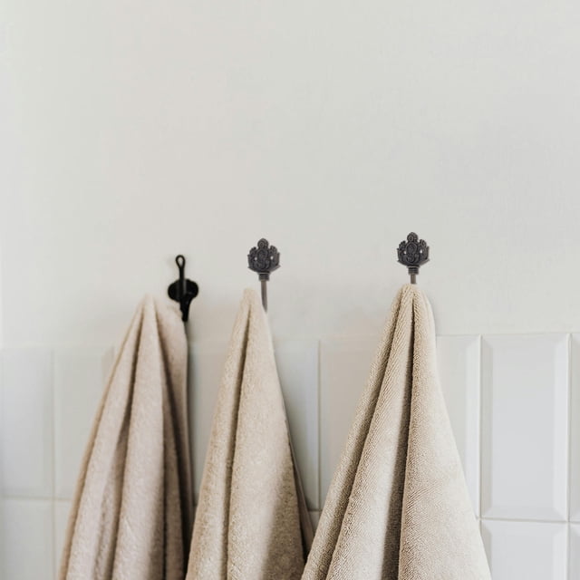 ADDHAT 4Ud Decorativos Metálicos En Para Colgar Sombreros Y Toallas Con Resistente