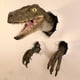 thumbnail image 2 of Adornos Rompiendo Muros Anime Head Crafts New Dinosaur Ornaments Wall Breaking Raptor Suit Amarillo Sywqhk libre de BPA, 2 of 4