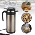 thumbnail image 4 of Electric Kettles - 1200ML 12V/24V Electric Kettle Travel Heater Stainless Steel Electric Kettle (Edition : 12V), 4 of 5