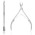 thumbnail image 1 of Pince à Cuticules et Poussoir à Cuticules, Coupe-Cuticules en Acier Inoxydable et Outils de Retrait de Cuticules, 1 of 5