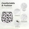 thumbnail image 6 of Lsque Cute Animal with Cow Printed Women's Running Shorts with Liner Pockets,Elastic Quick Dry Workout Athletic Gym Yoga Shorts,Womens High Waist Shorts-XX-Large, 6 of 9