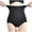 Black, variant on yillto Women's Plus Size Underwear Shapewear High Waist Full Coverage Briefs Ladies Slim Panties