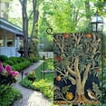 thumbnail image 4 of Heduofu Summer Garden Flag William Morris Trees Floral Welcome Garden Flag Vertical Double Sided Seasonal Outside Decor for Farmhouse Yard Patio Lawn Outdoor Home Decor Gift White, 4 of 6