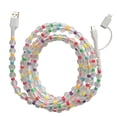thumbnail image 1 of Usb C Multi Charger Cable Cable 2 In 1 Beaded Charging Cords For Efficient Charging One type+3, 1 of 8