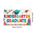 thumbnail image 4 of Colorful Design Kindergarten Graduation Cap Banner Preschool Graduation Decorations for Kindergarten Ceremony School Event Classroom Party, 4 of 8