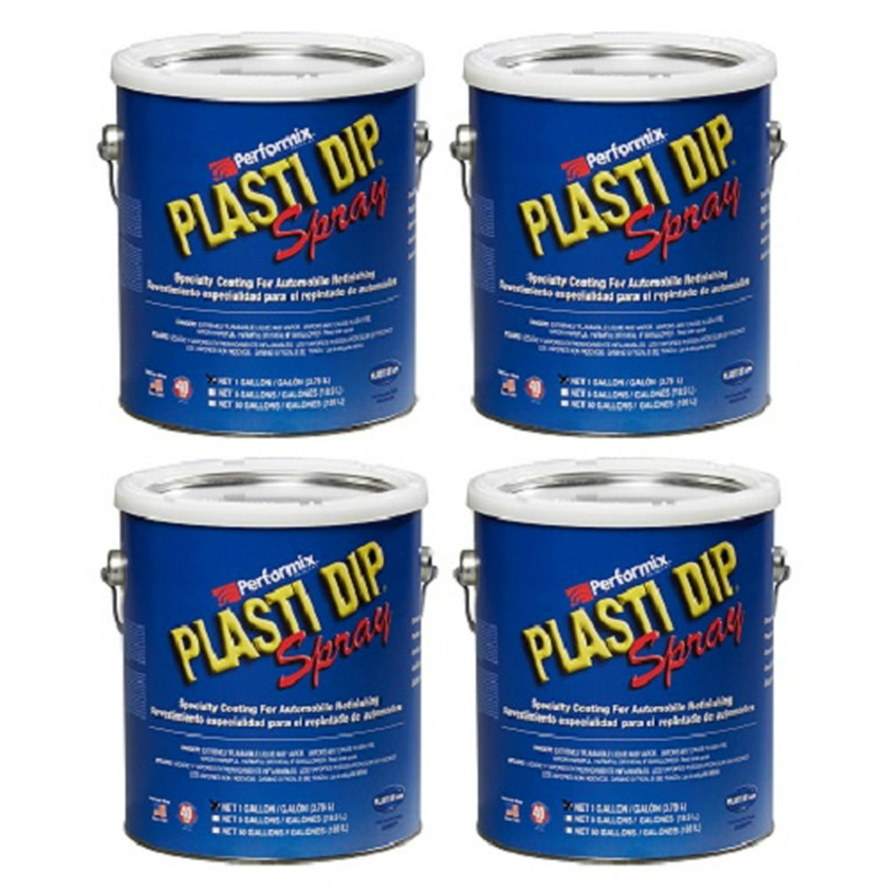 Performix Plasti Dip 10104S Blue Rubber Spray Gallon ( 4 Pack