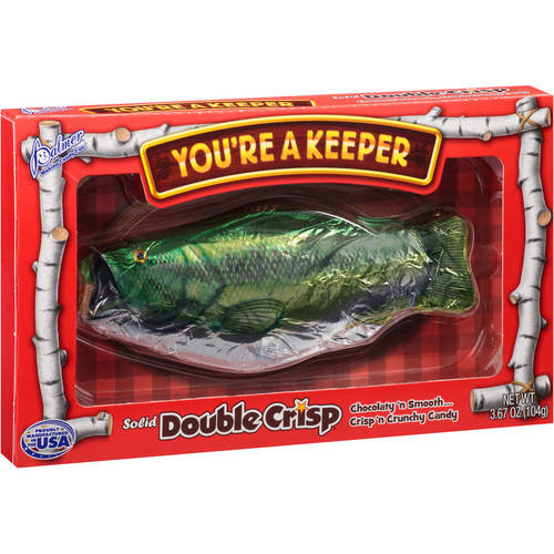 R. M. Palmer You're A Keeper Double Crisp Chocolate Fish, 3.67 Oz