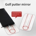 thumbnail image 4 of Putting Alignment Mirror Learning Device Practice Putting Training tool, 4 of 9