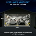 thumbnail image 3 of 10 Pack Linkable LED Shop Light 4ft, 5000K Daylight, LED Shop Light for Garage, 3 of 9