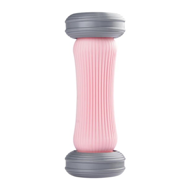 Rodillo de masaje de pies, herramienta portátil para masaje de pies, relajación de músculos tensos. Rosa