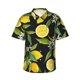 thumbnail image 1 of Balery Lemon Fruits Flowers Leaves Camisas hawaianas de manga corta para hombre, camisas playeras de corte holgado, camisas de vacaciones con botones,Medium, 1 of 7